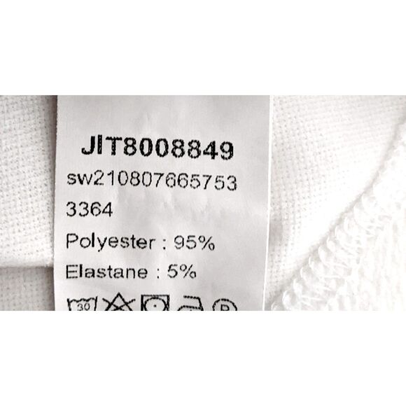 Women's SHEIN White Long Sleeve Women's Cropped Top Size Medium - Picture 4 of 4